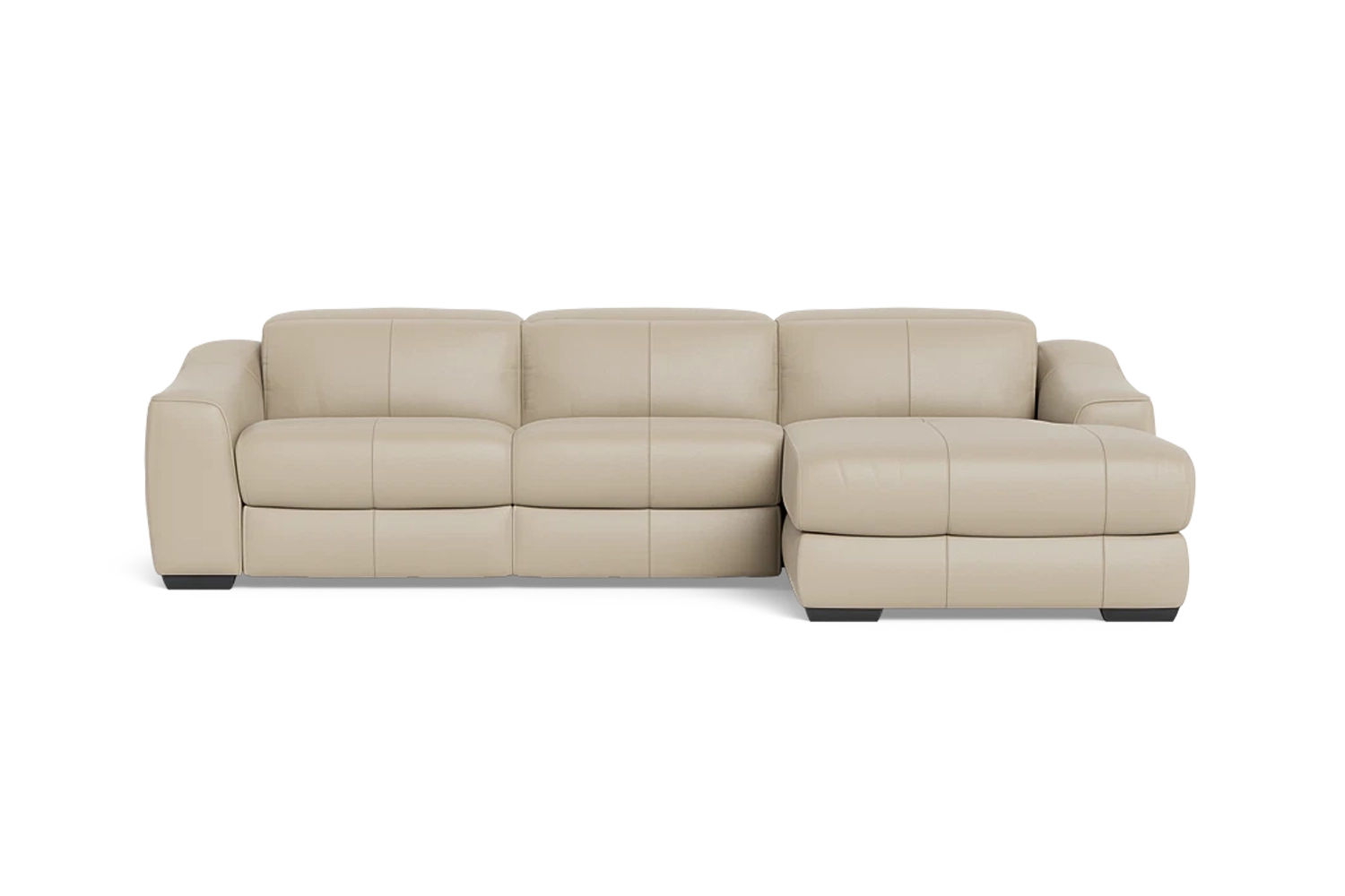 Kennedy 2.5 Seater Plus Right Chaise One Electric Recliner And Electric Headrest - Leather