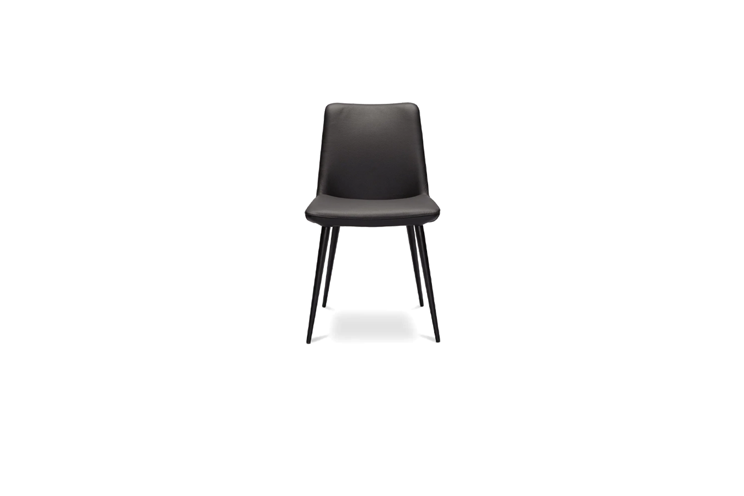 Laguna Dining Chair - Black Leather