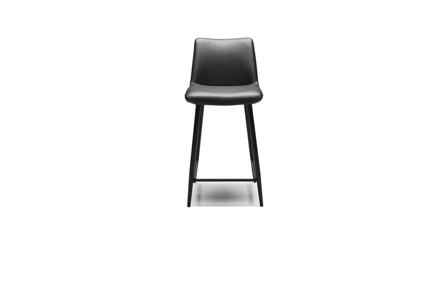 Laguna Bar Stool - Black Leather