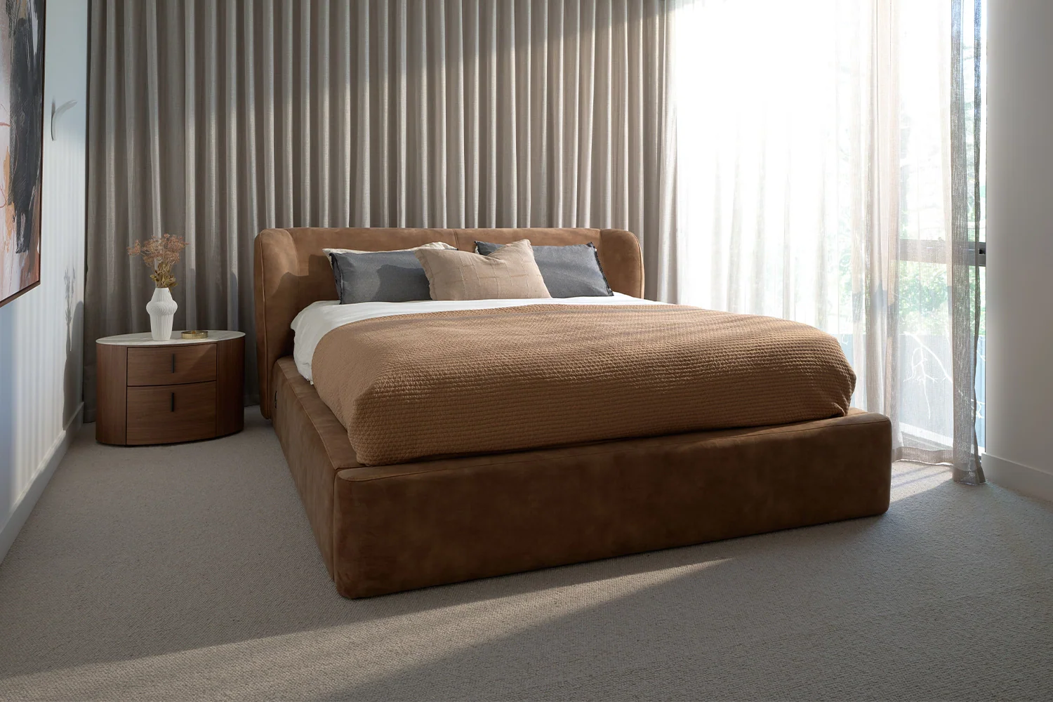 Miller Bed Frame - Fabric