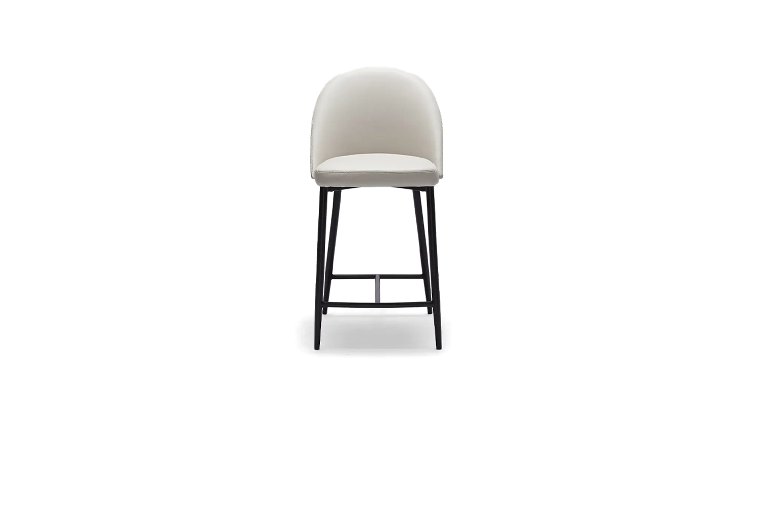 Odessa Bar Stool - Frost Leather