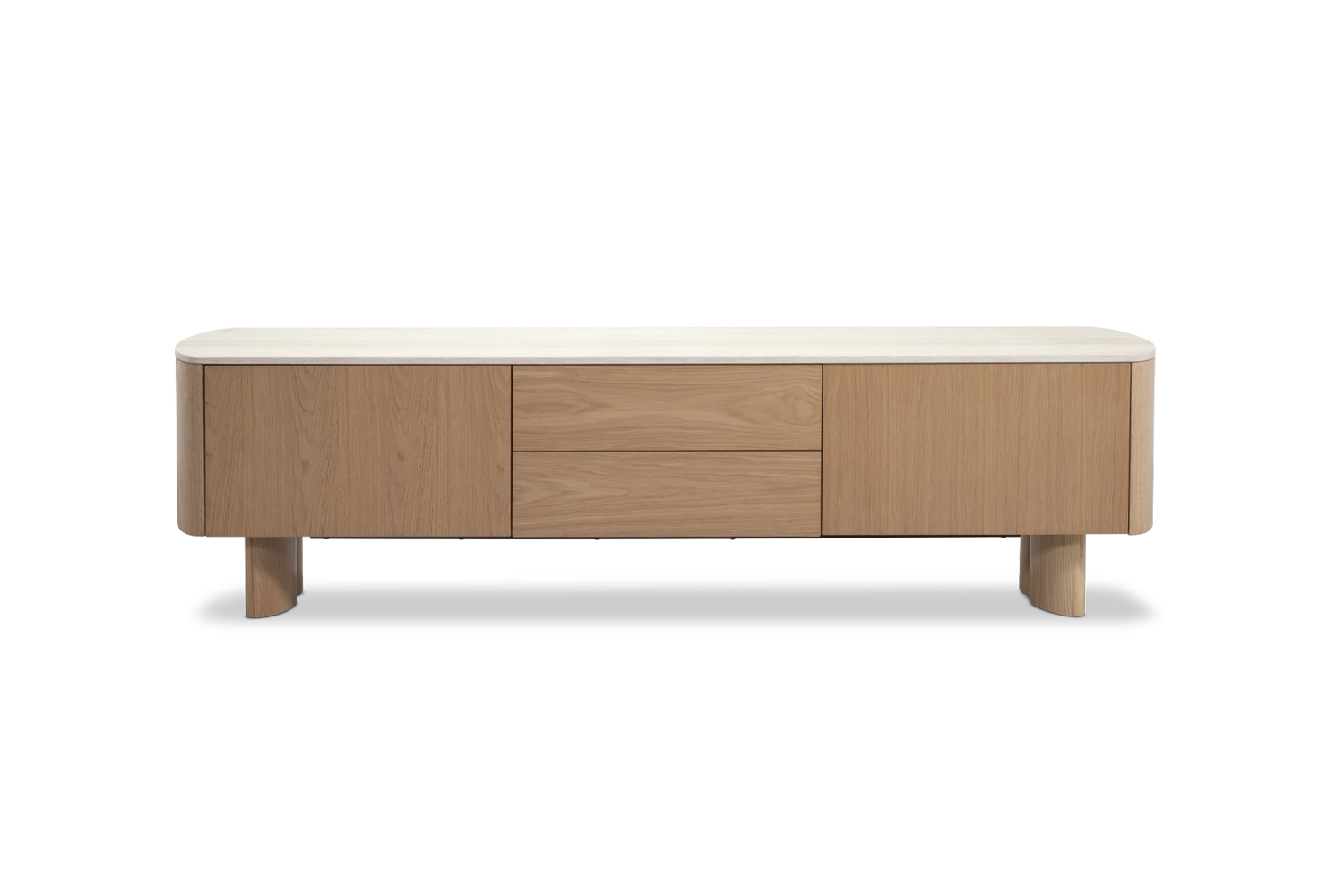 Paragi Travertine Entertainment Unit