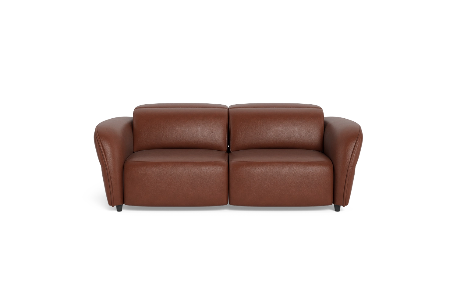 Serena 2.5 Seater Dual Electric Recliners With Electric Headrests - Leather