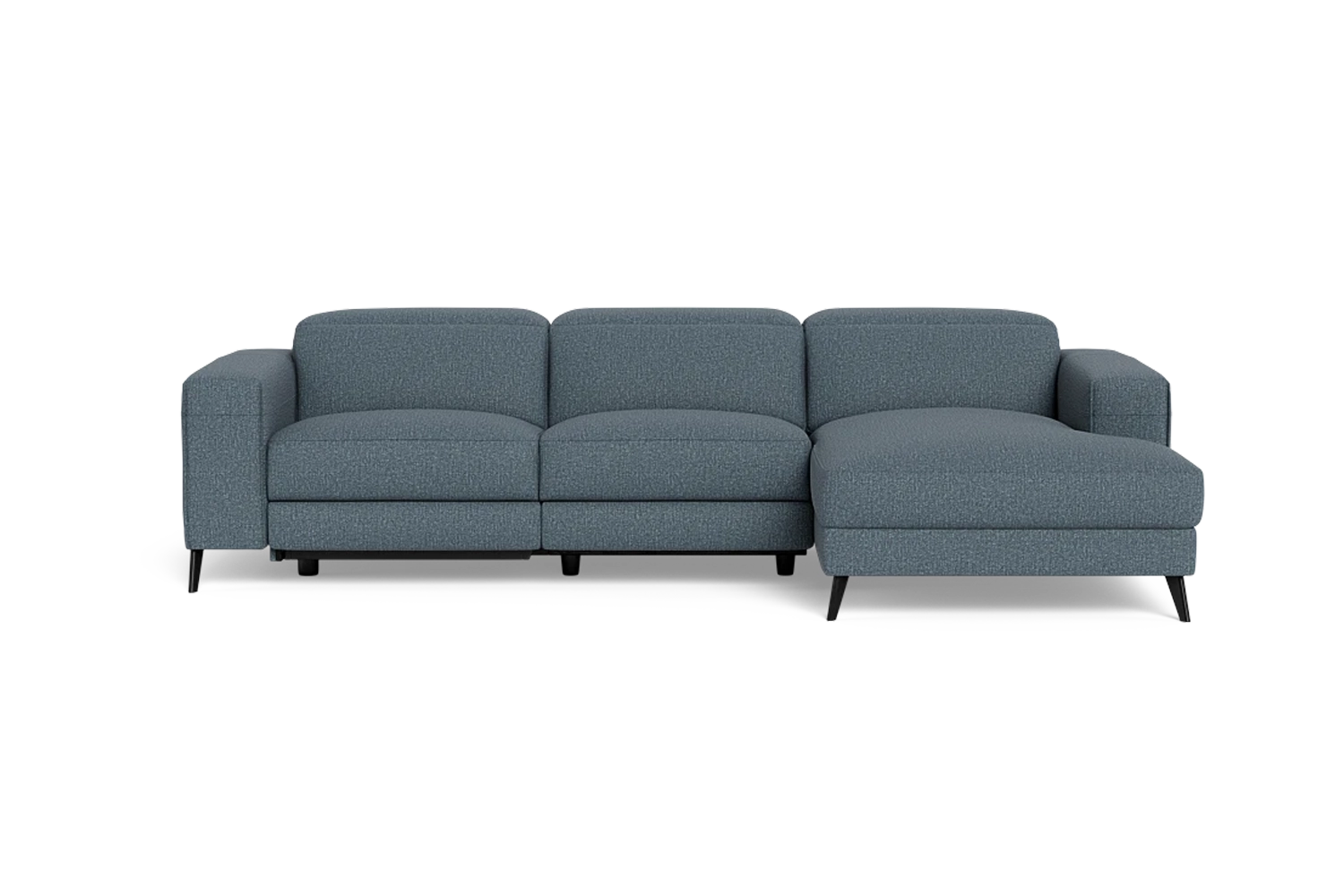 Sloane 3 Seater Electric Recliner With Electric Headrest And Right Chaise - Fabric