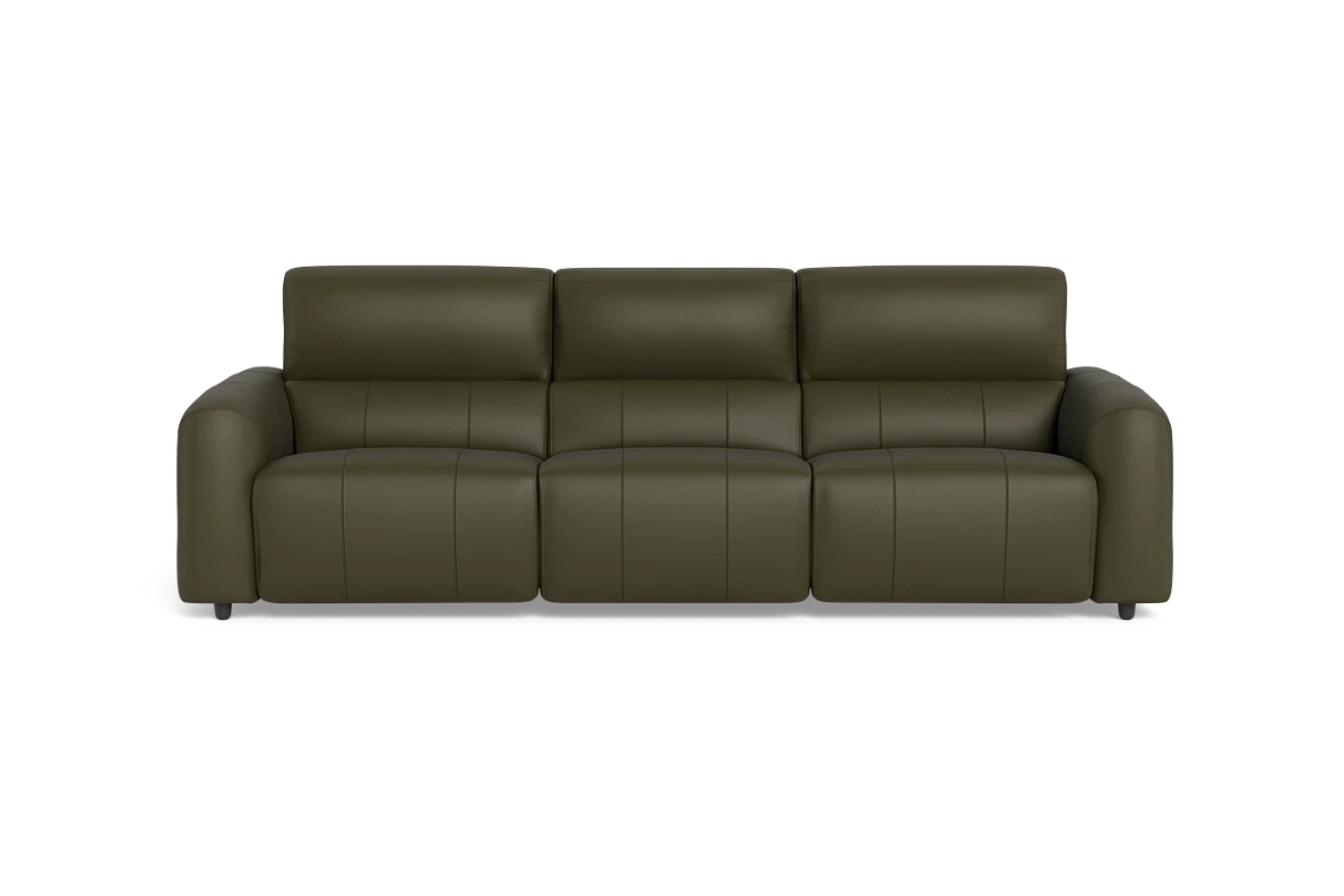 Sogno 3.5 Seater Dual Electric Recliners And Telescopic Headrests - Leather