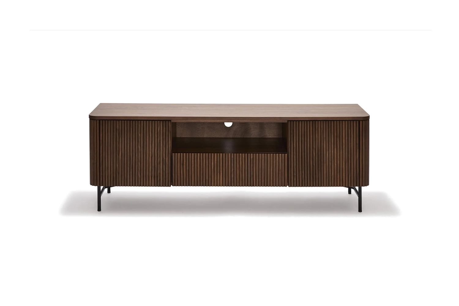 Soren Entertainment Unit 160cm - Walnut