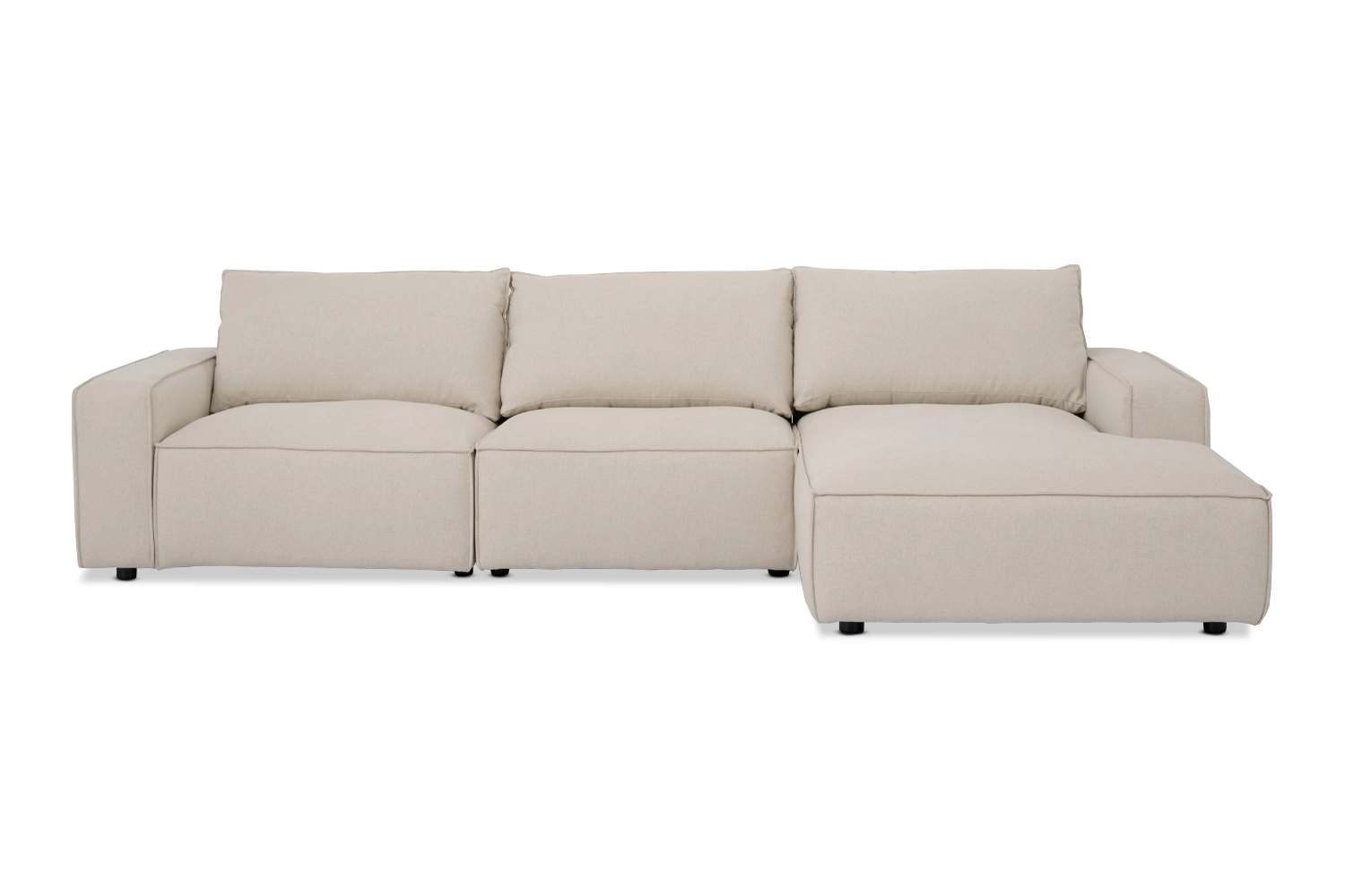 Blyss 3 Seater + Chaise - Fabric