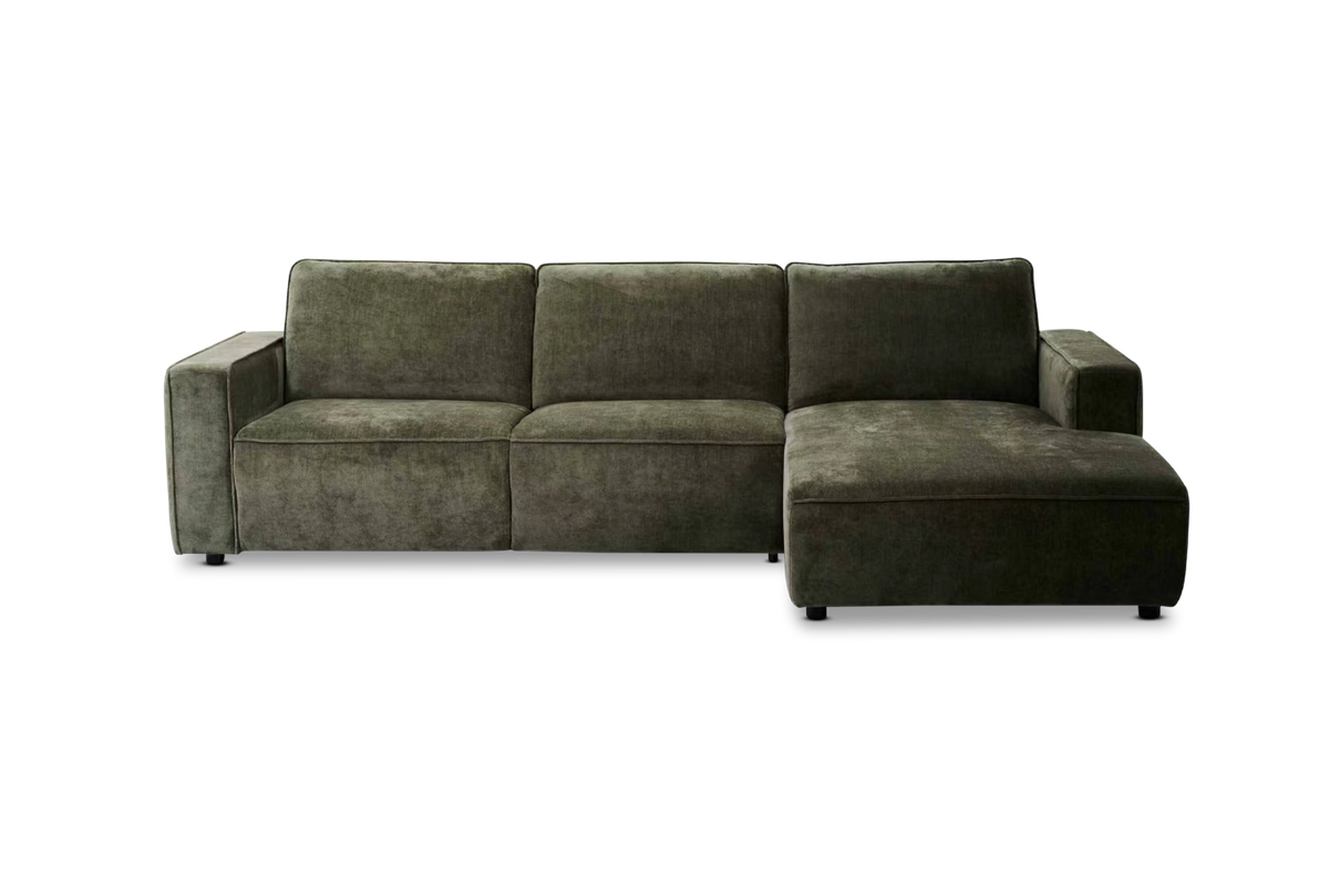 Savoy 3 Seater Sofabed + Chaise | Fabric