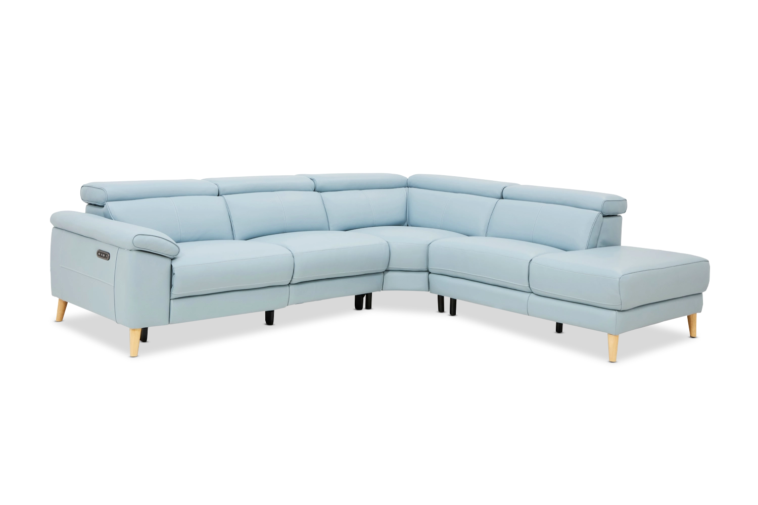 Zaida 2.5 Seater + Corner Terminal - Leather