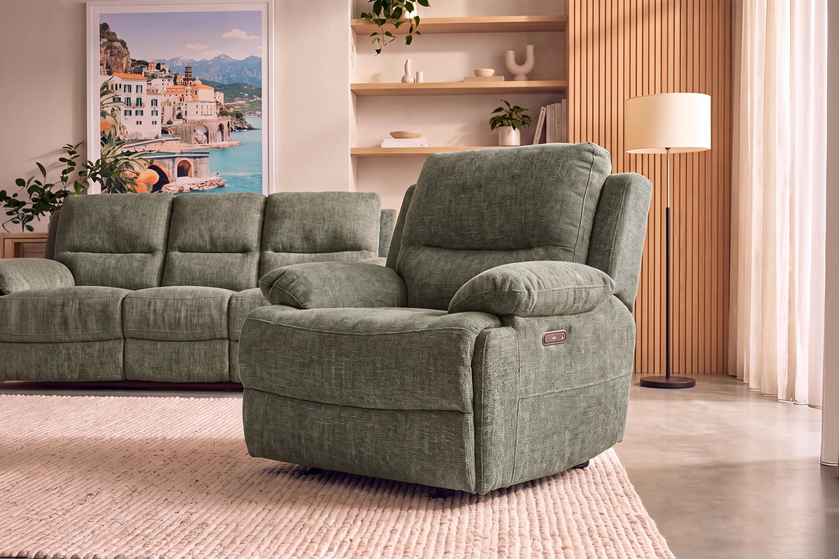 Avora 1 Seater | Fabric | Electric Recliner