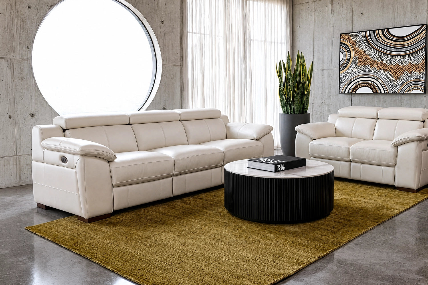 Delia 3 Seater Dual Electric Recliners With Zero Wall Technology