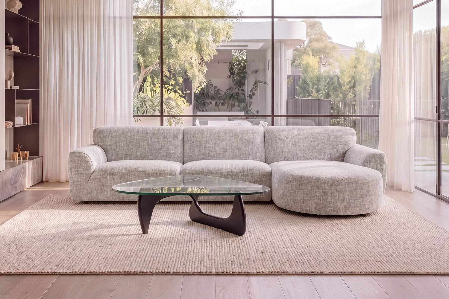 Grace 3 Seater + Chaise | Fabric