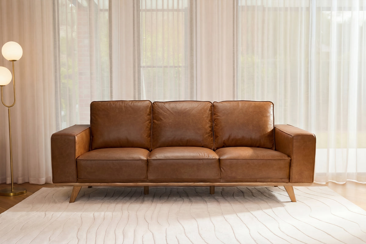 Hendrix 3 Seater | Vintage Leather