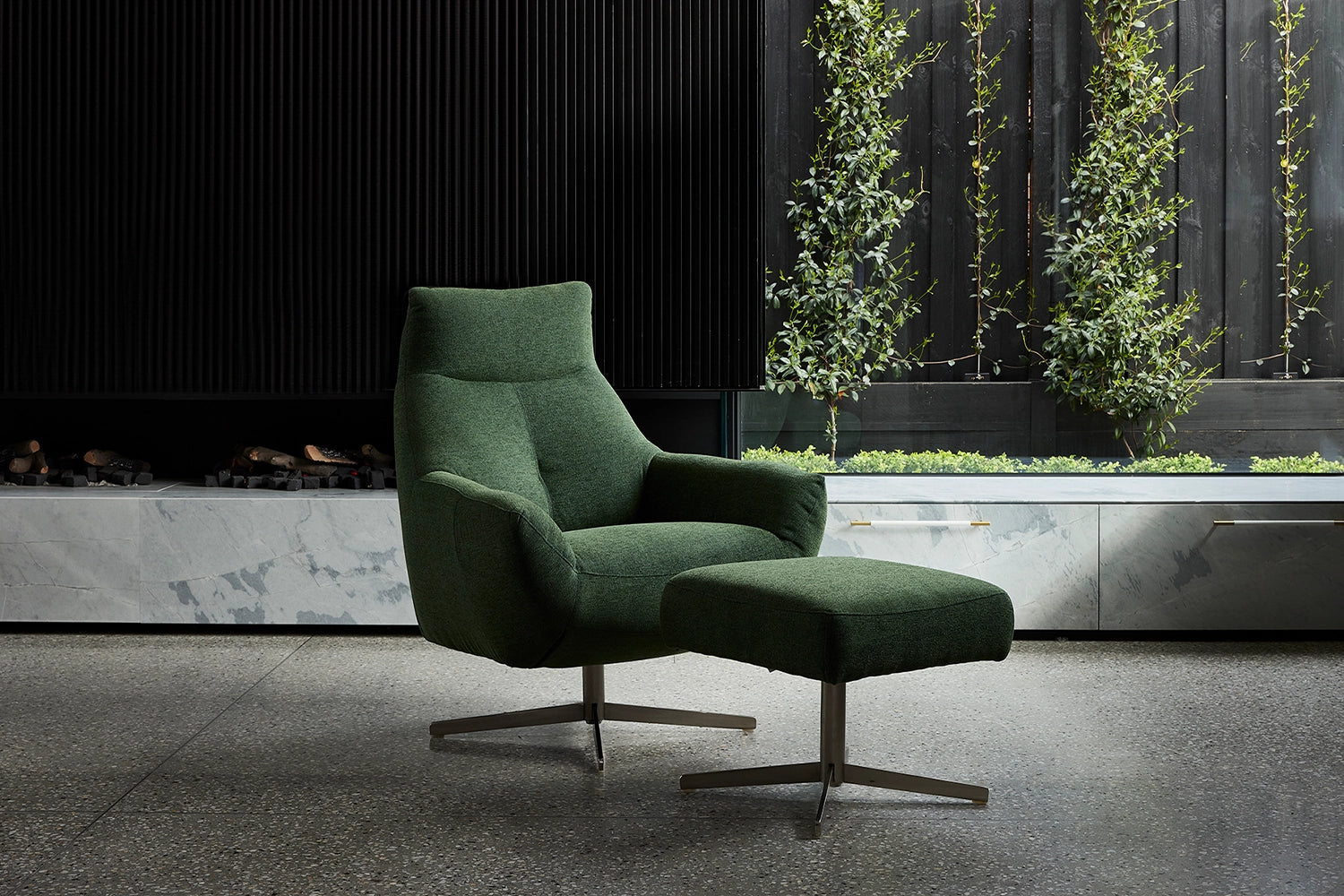 Eden Swivel Chair - Fabric