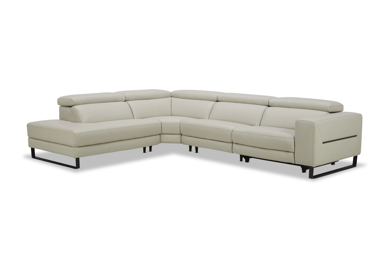 Piaz 2.5 Seater + Corner Terminal | Leather | Electric Recliner & Adjustable Headrests