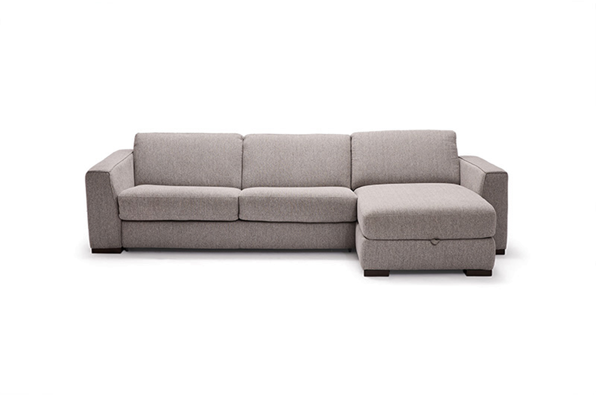 Daisy 3 Seater Sofabed + Chaise | Fabric | Memory Foam Mattress