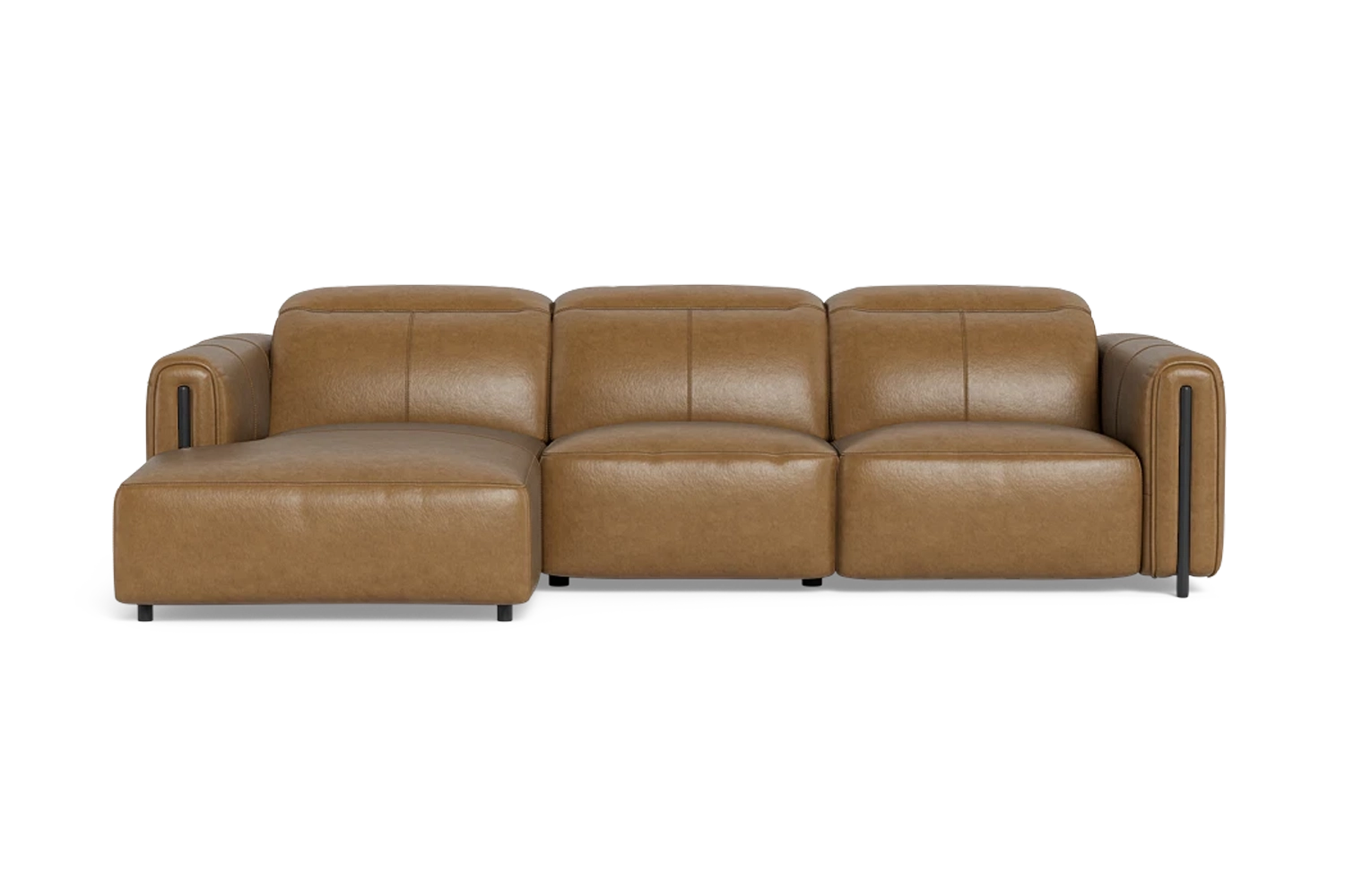 Velo 2.5 Seater Electric Recliner With Electric Headrest And Left Chaise - Leather