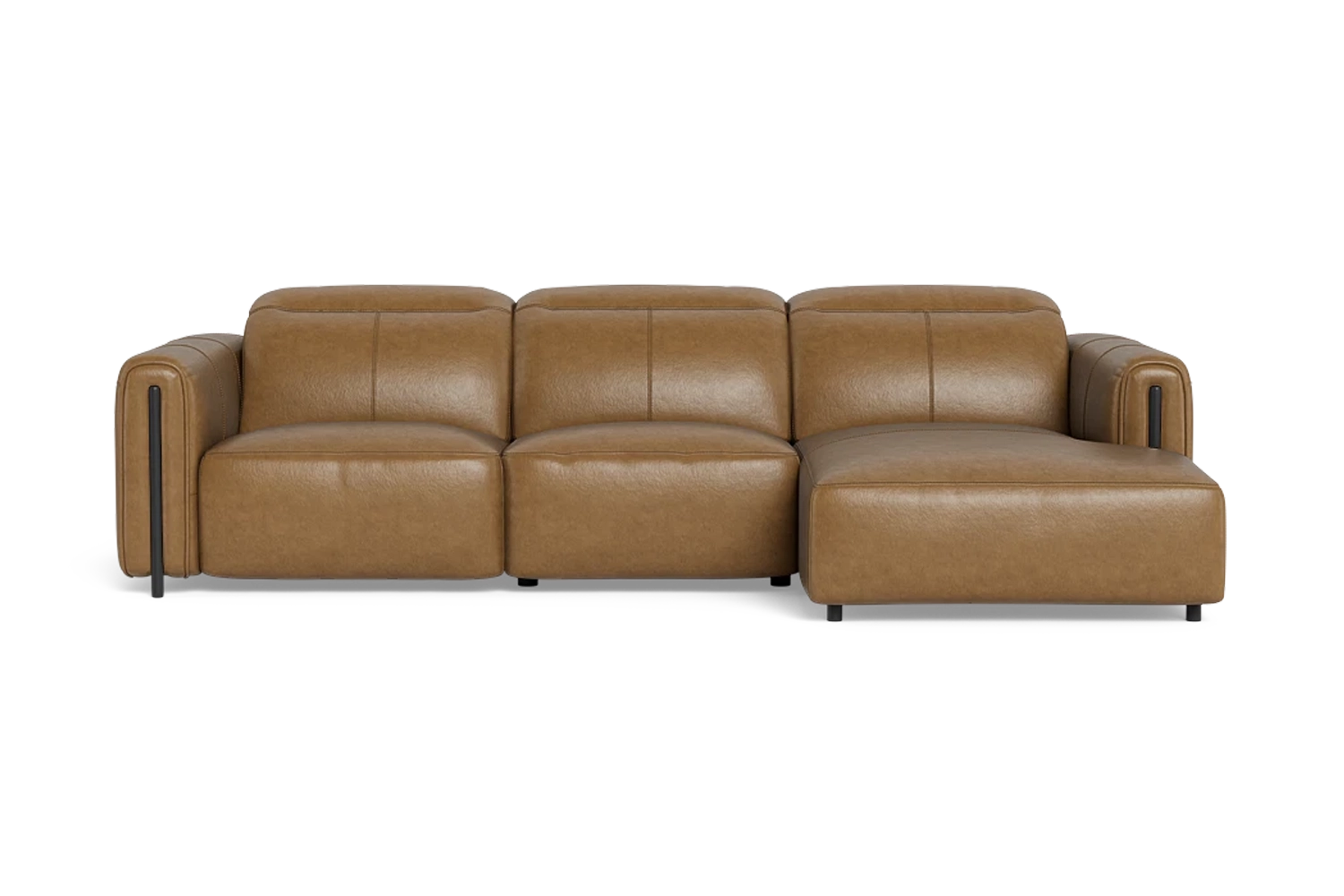 Velo 2.5 Seater Electric Recliner With Electric Headrest And Right Chaise - Leather