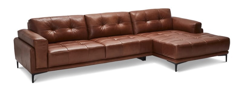 Tempo Chaise Lounge – Vintage Leather