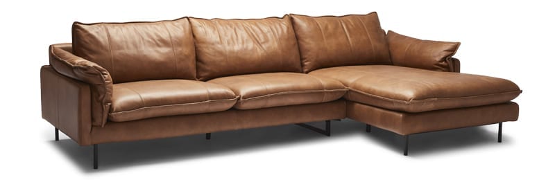Calvin Chaise Lounge – Vintage Leather