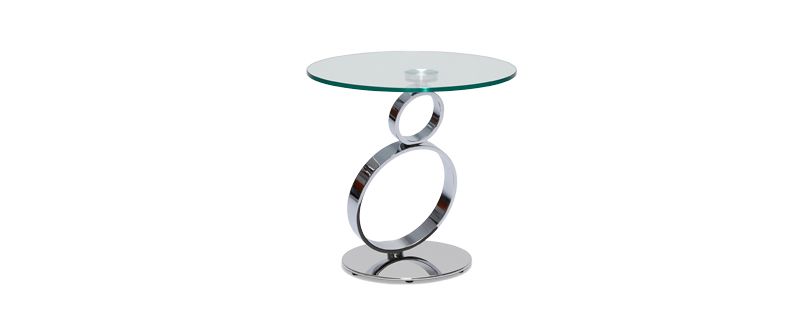 Fable Lamp Table – Chrome