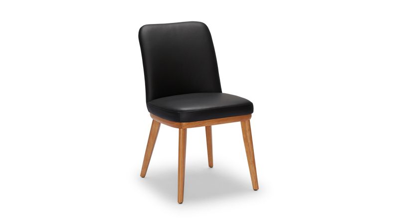Azul Dining Chair – Black Leather