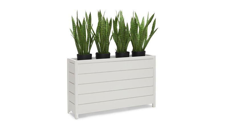 Luzon Planter Box – White