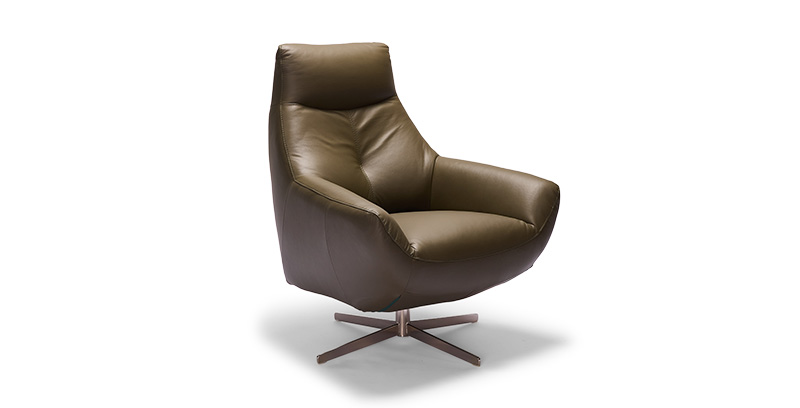 Eden Swivel Chair – Leather
